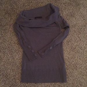 Sweater with button cuffs